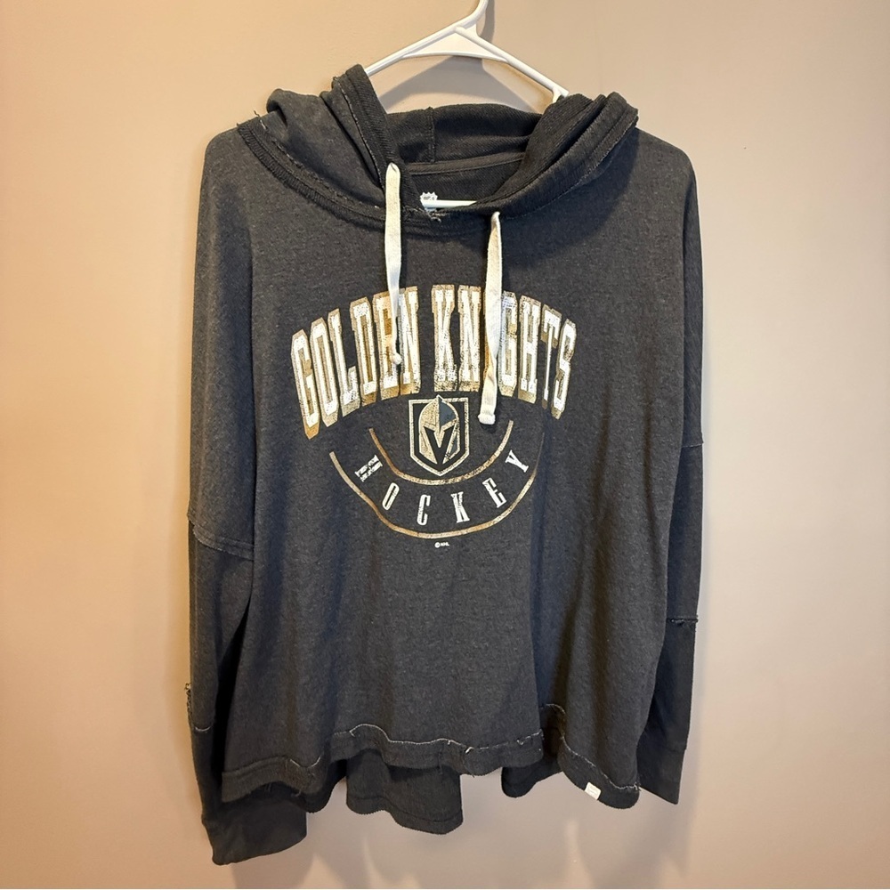 LVGK NHL Finatics Hoodie (Charcoal Gray) XL